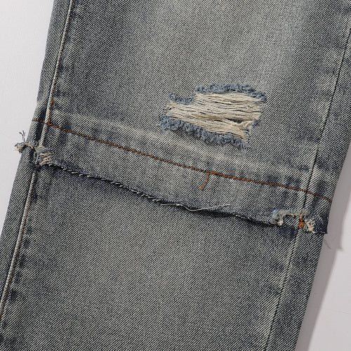 Purple Brand Men Straight Leg Layered Denim Jeans