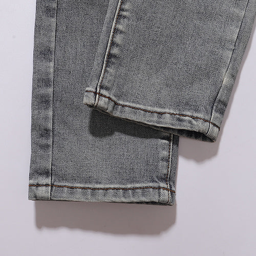 Ksubi Men Knee Distressed Slim Denim Jeans