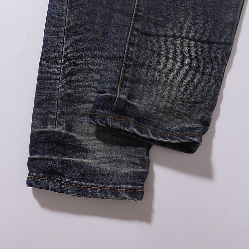 Purple Brand Men Black Blue Wash Denim Jeans