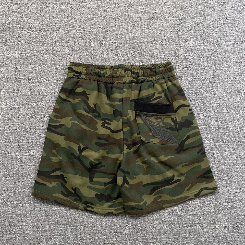 Broken Planet Puff Print Fleece Sweat Shorts