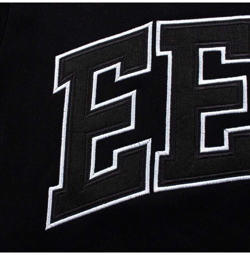 Trapstar Heavy Industry Embroidered Loose Fleece Hooded Shirt