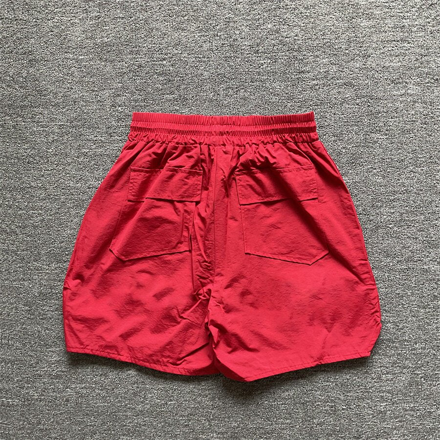 Rhude x Pirelli collaboration summer casual shorts