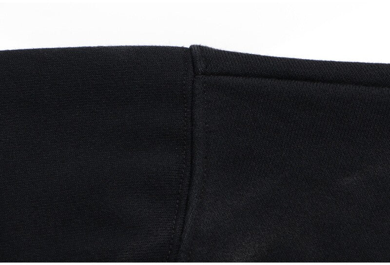 GALLERY DEPT Water Ripple Letterprint Loose Hooded Sweatshirt