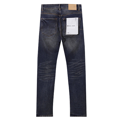 Purple Brand Men Black Blue Wash Denim Jeans