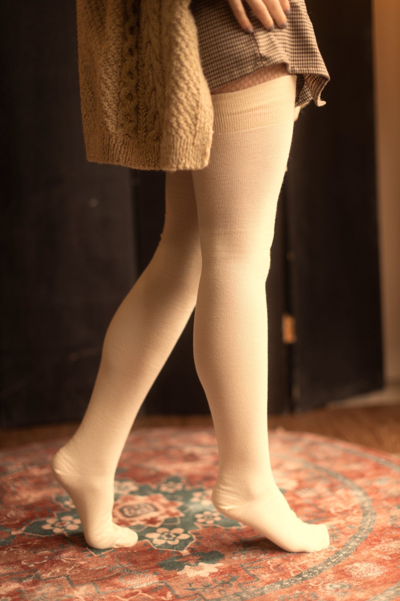 Oops! Scented Longer Wool Extraordinary Thigh High