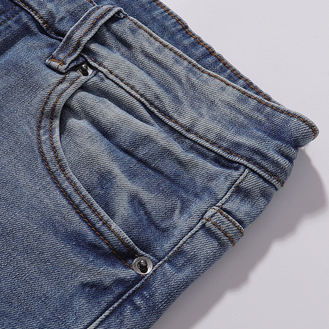 Ksubi Vintage Light Blue Wash Slim Denim Jeans