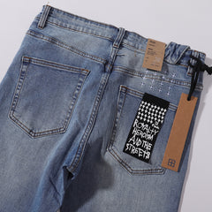 Ksubi Vintage Light Blue Wash Slim Denim Jeans