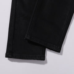 Ksubi Men Jet Black Slim Straight Jeans