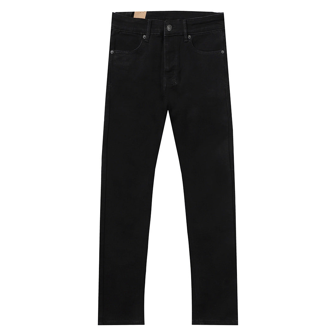 Ksubi Matte Black White Embroidered Denim Jeans
