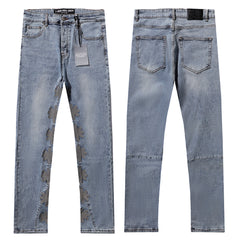 LOST SHDWS Vintage Light Wash Button Fly Jeans