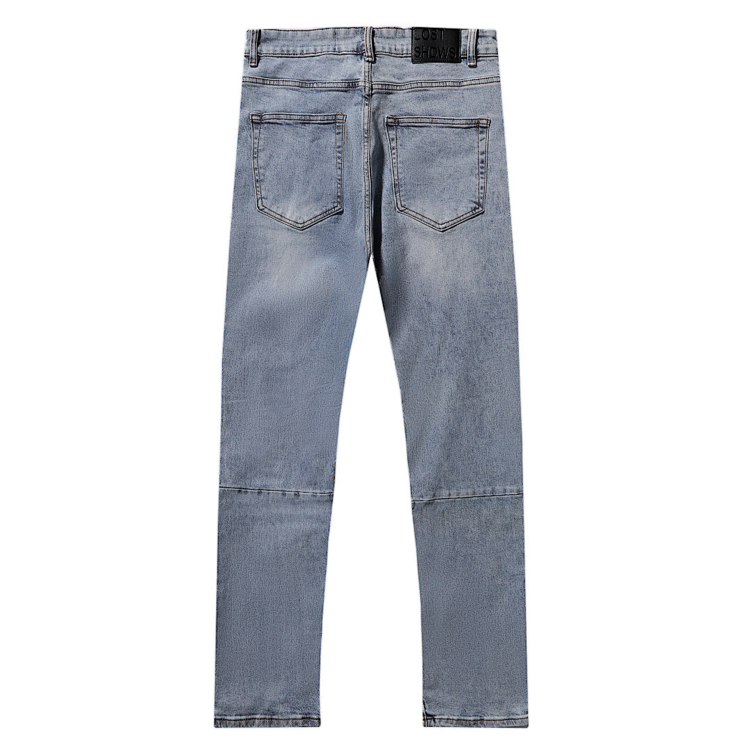 LOST SHDWS Vintage Light Wash Button Fly Jeans