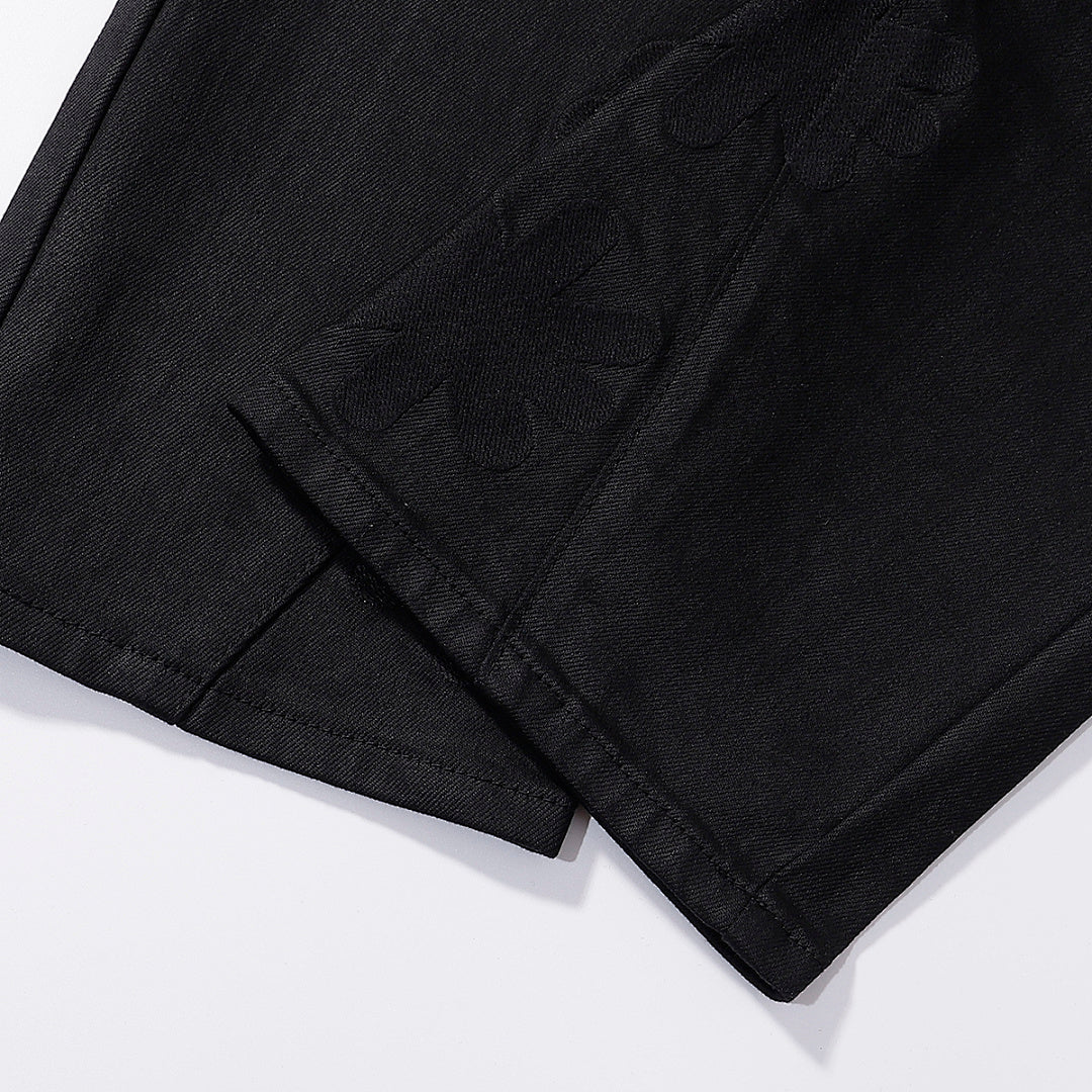 LOST SHDWS Premium Matte Black Button Fly Jeans