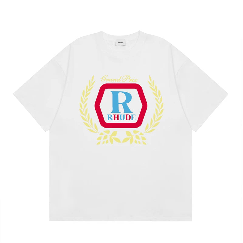 RHUDE High Street Oversized Graphic Pure Cotton T-Shirt