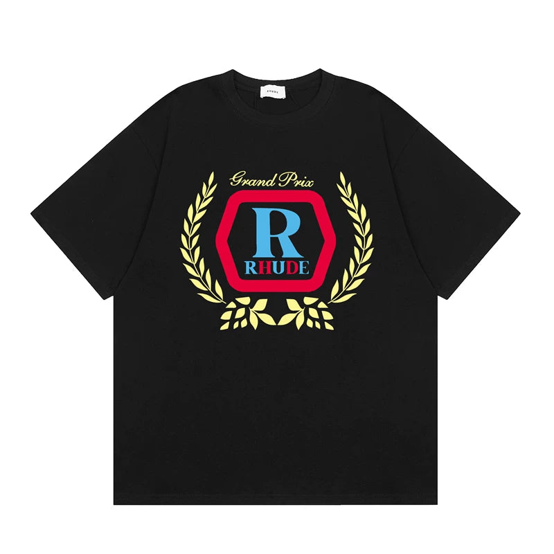 RHUDE High Street Oversized Graphic Pure Cotton T-Shirt