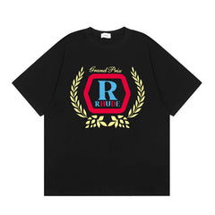 RHUDE High Street Oversized Graphic Pure Cotton T-Shirt