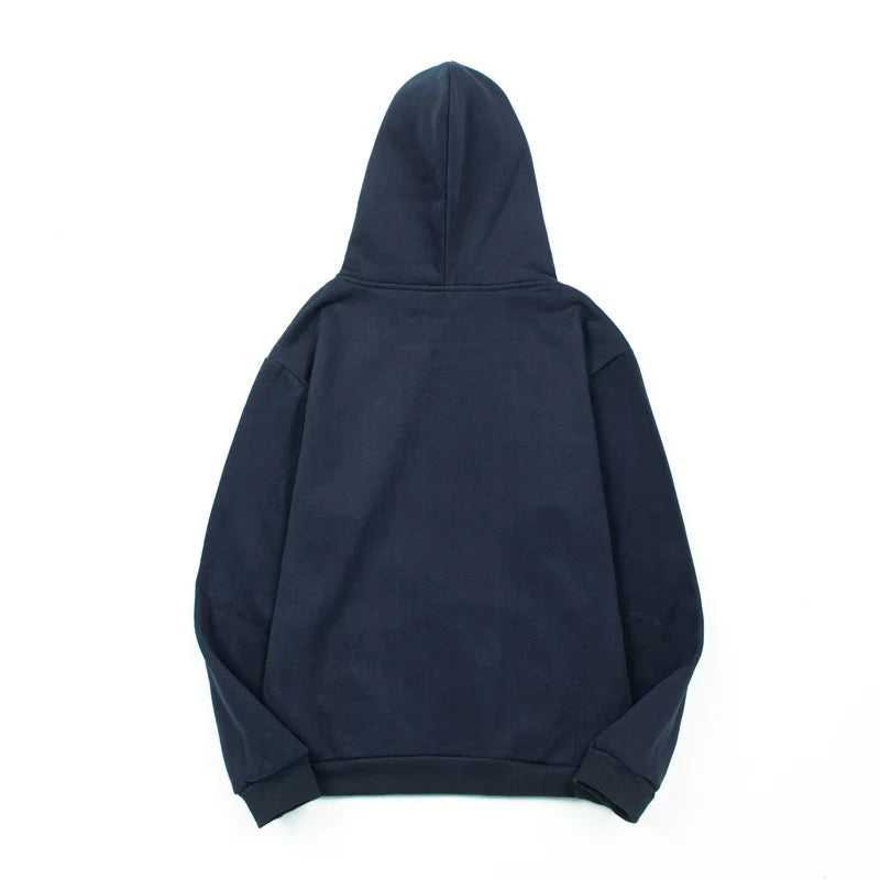 RHUDE Vintage Fleece Oversized Letter Print Hooded Sweatshirt