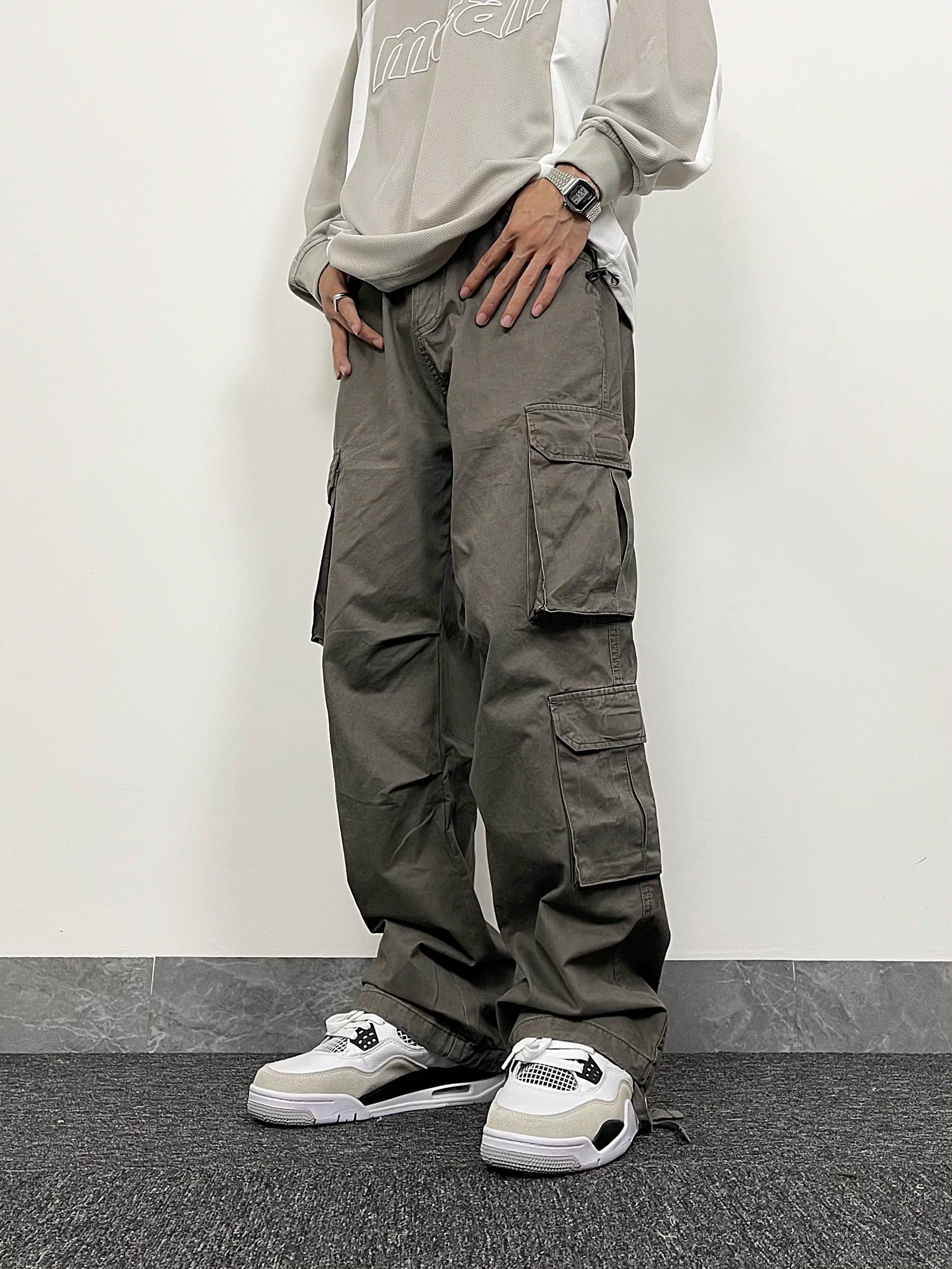 A knife - American vibe style vintage work pants