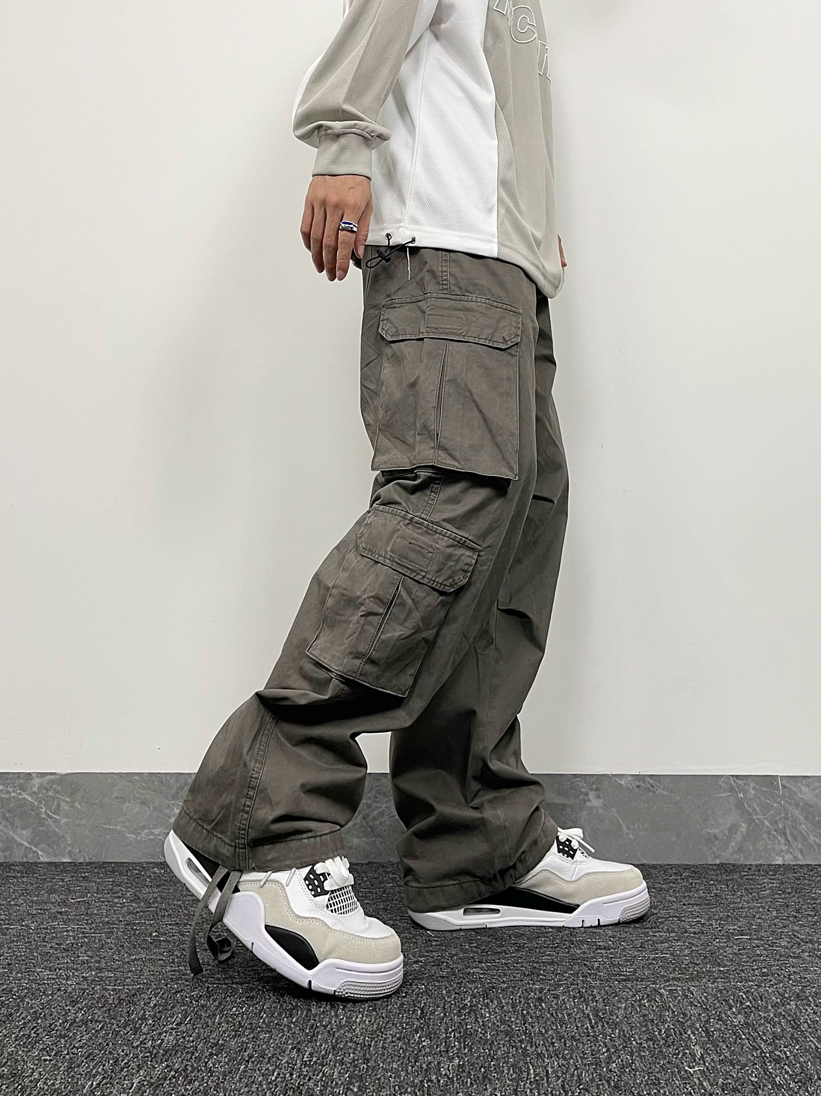 A knife - American vibe style vintage work pants