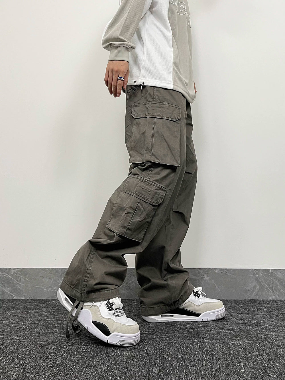 A knife - American vibe style vintage work pants