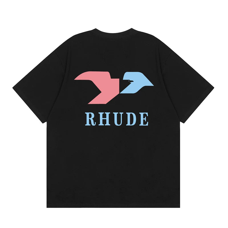 RHUDE High Street Oversized Graphic Pure Cotton T-Shirt