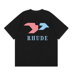 RHUDE High Street Oversized Graphic Pure Cotton T-Shirt