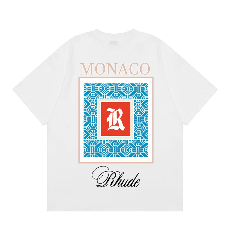 RHUDE High Street Oversized Graphic Pure Cotton T-Shirt