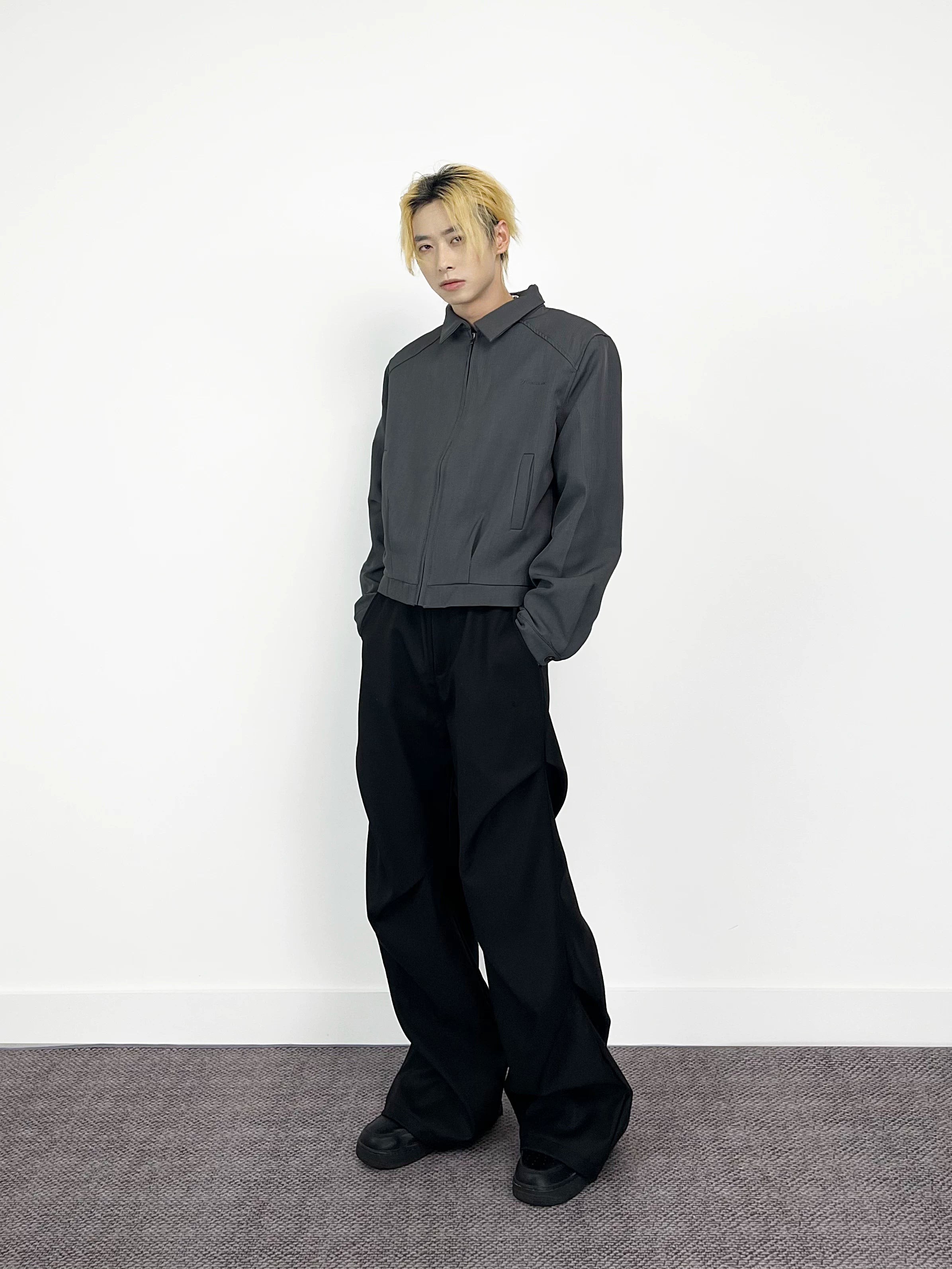 A knife American style cleanfit short jacket