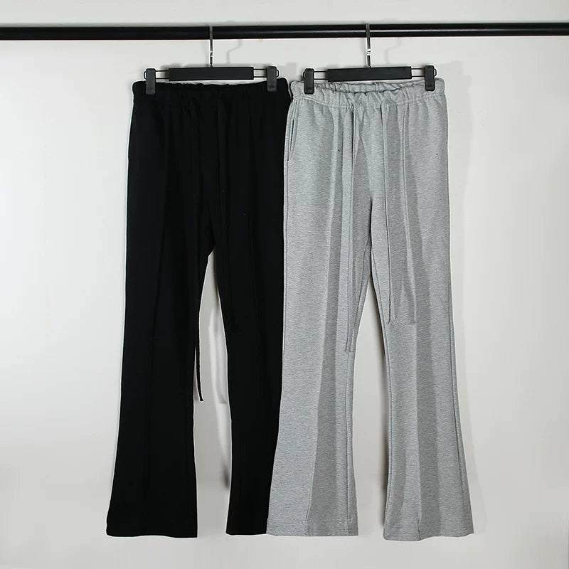 Vujade kenijima 004 straight-leg casual trousers micro-flare sports pants vibe style trousers men and women trendy