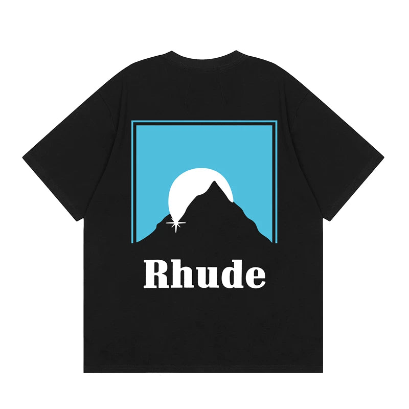 RHUDE High Street Oversized Graphic Pure Cotton T-Shirt