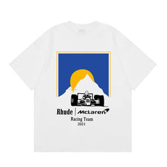 RHUDE High Street Oversized Graphic Pure Cotton T-Shirt