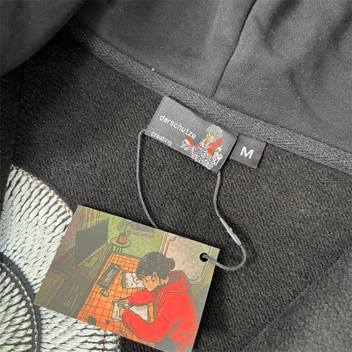 Derchutze Awakening V2 Embroidered Zip Up Hoodie