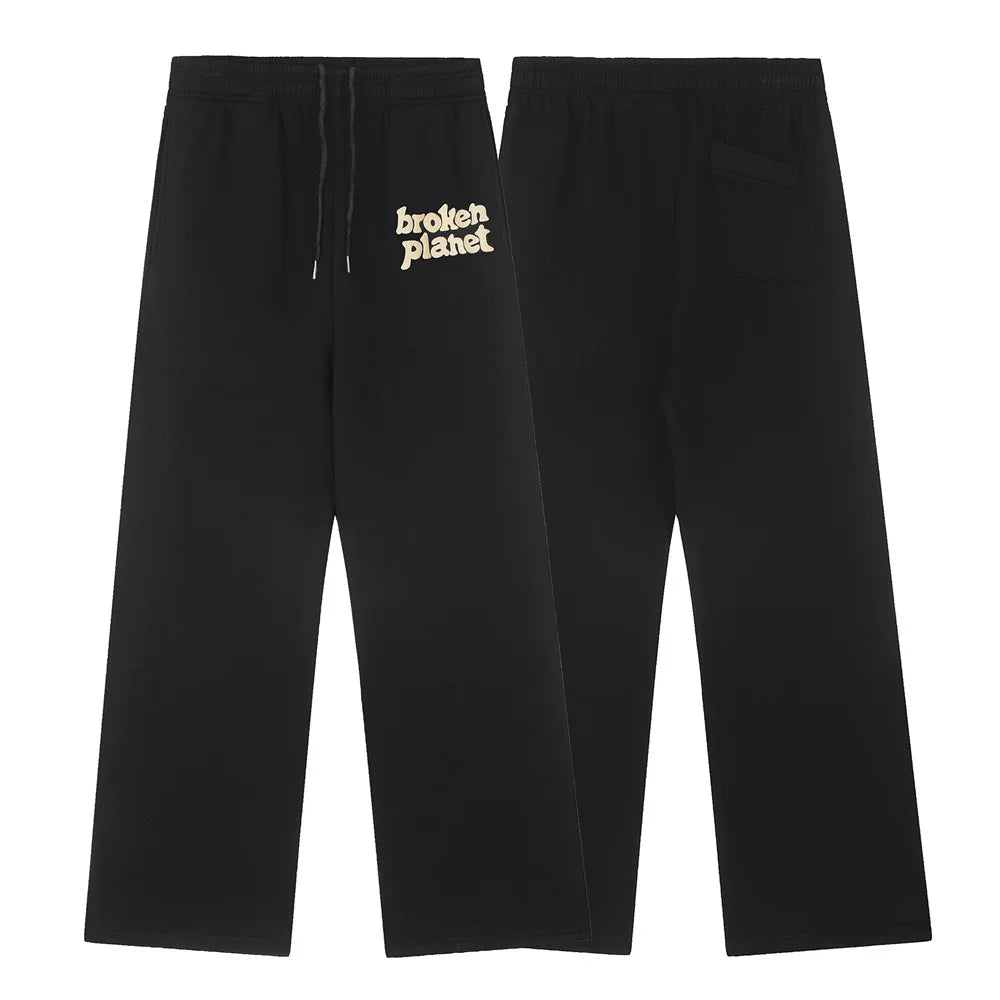 Broken Planet Puff Print Heavy Fleece Sweatpants