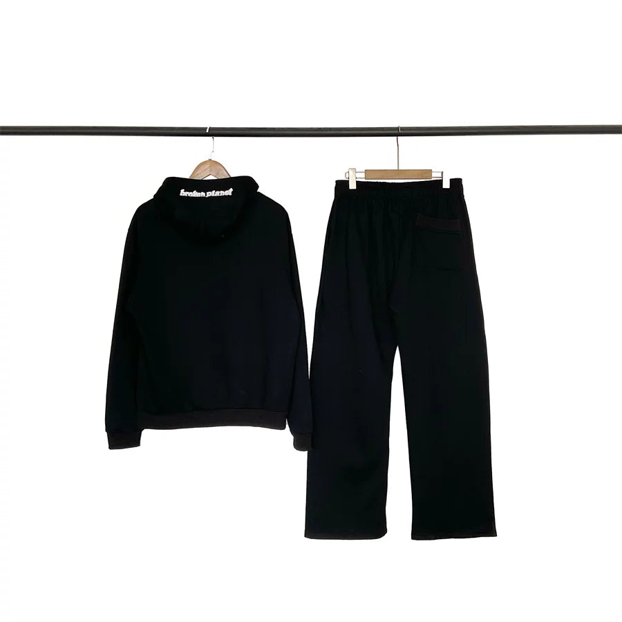 Broken Planet Fleece Pullover Hoodie Tracksuit Set
