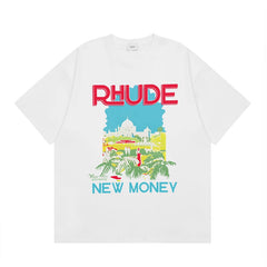 RHUDE High Street Oversized Graphic Pure Cotton T-Shirt