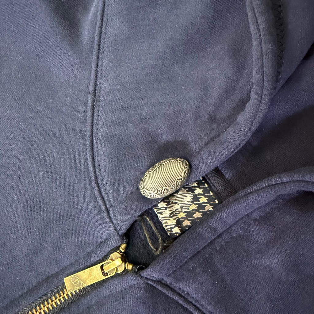 Derchutze Gallery Patch Embroidered Zip Hoodie