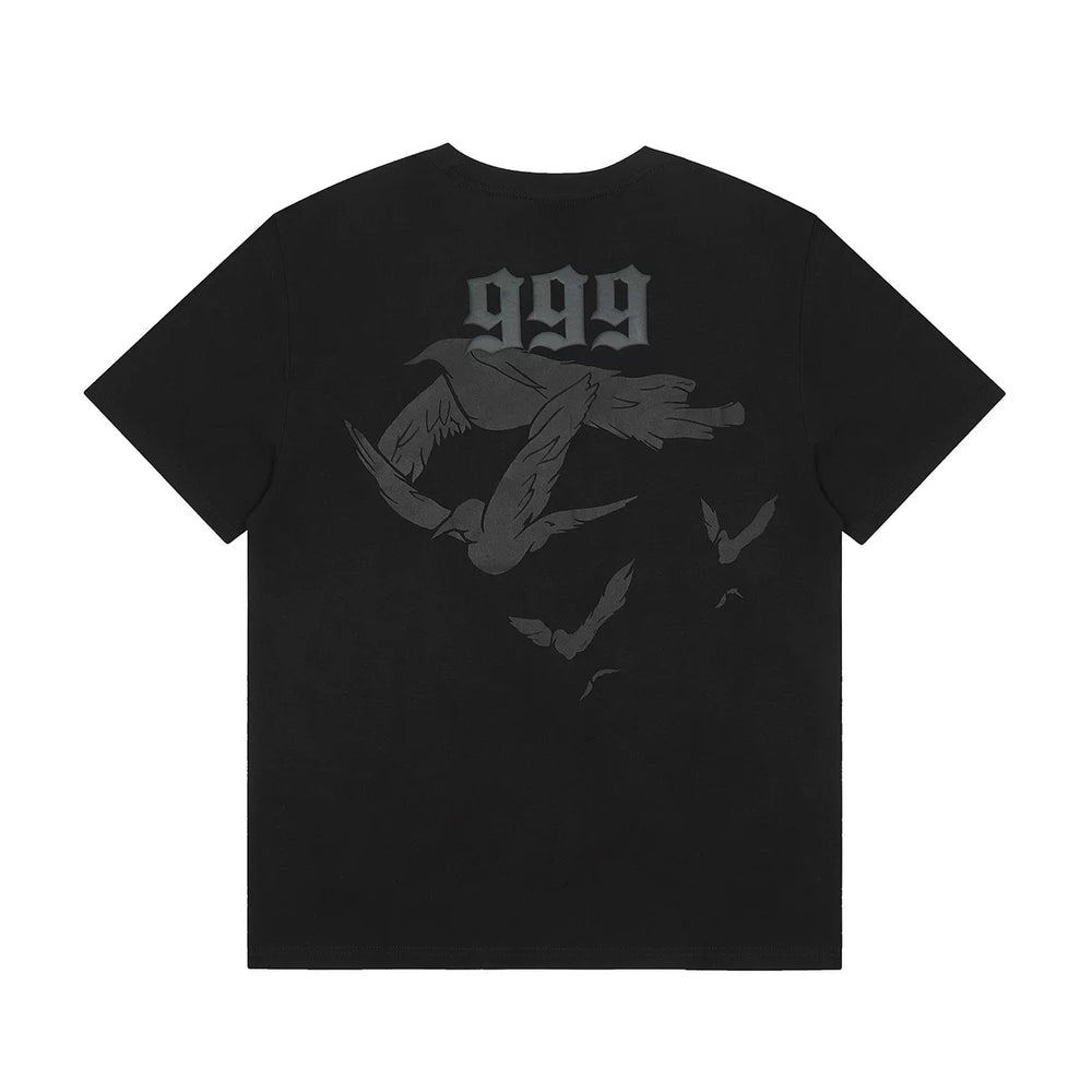 Revenge Smoke Peace Dove Oversized Graphic Tee