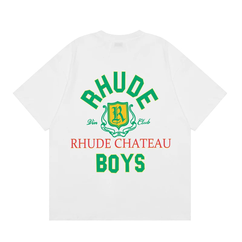 RHUDE High Street Oversized Graphic Pure Cotton T-Shirt