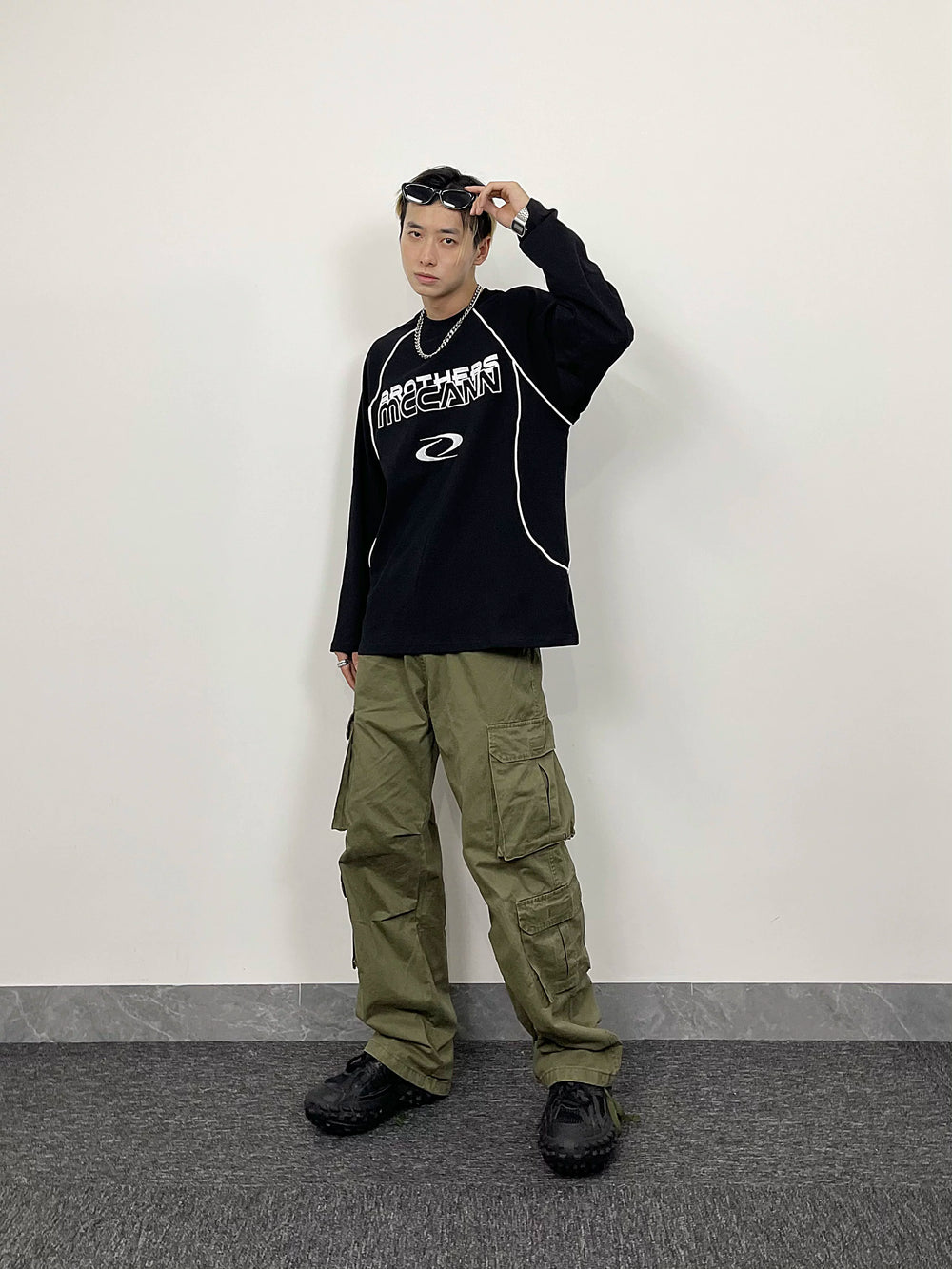 A knife - American vibe style vintage work pants