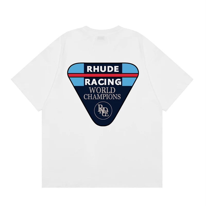 RHUDE High Street Oversized Graphic Pure Cotton T-Shirt