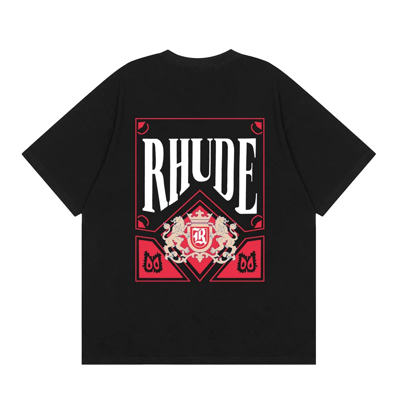 RHUDE High Street Oversized Graphic Pure Cotton T-Shirt