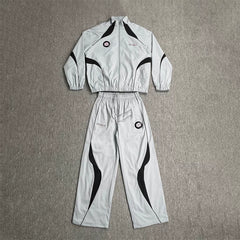 Broken Planet Color Block Stand Collar Tracksuit Set