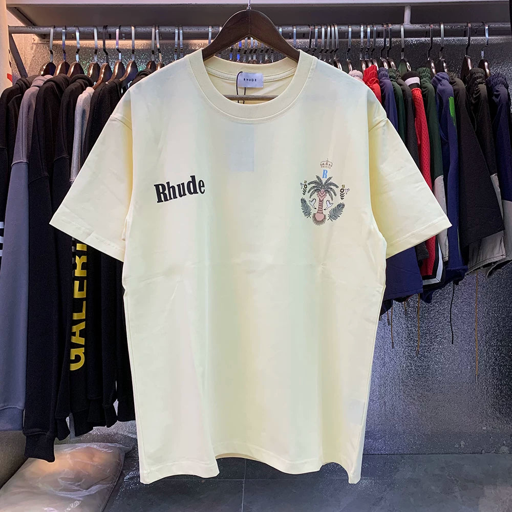 RHUDE Las Palmas Palm Tree Vintage Graphic Tee