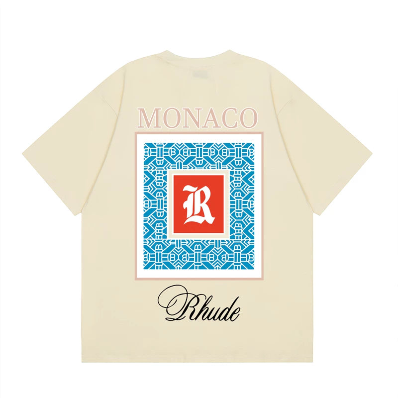 RHUDE High Street Oversized Graphic Pure Cotton T-Shirt