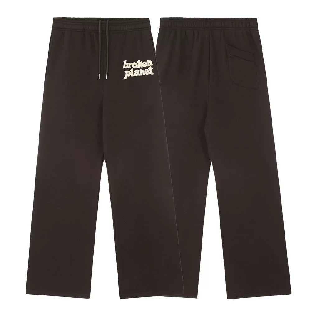 Broken Planet Puff Print Heavy Fleece Sweatpants