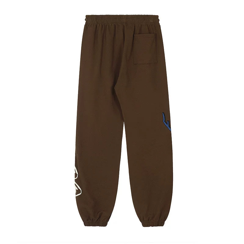 Travis Scott, Hiroshi Fujiwara, Skeleton Lightning Collaboration Waist Pants, High Street Hip Hop Sports Casual Loose Leg Tights