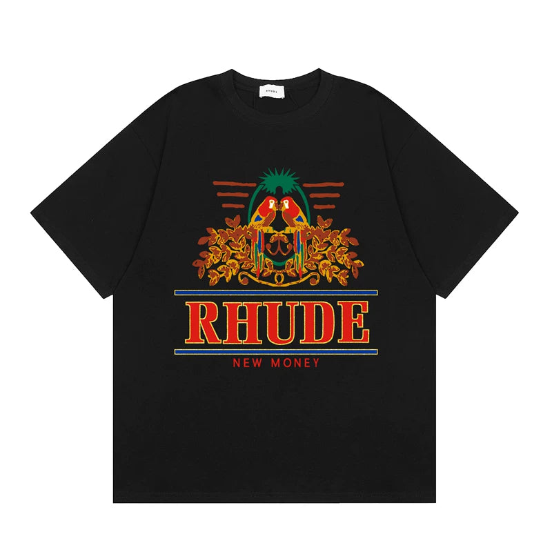 RHUDE High Street Oversized Graphic Pure Cotton T-Shirt