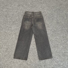 Broken Planet Washed Wide Leg Denim Jeans
