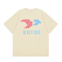 RHUDE High Street Oversized Graphic Pure Cotton T-Shirt