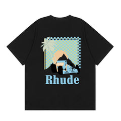 RHUDE High Street Oversized Graphic Pure Cotton T-Shirt