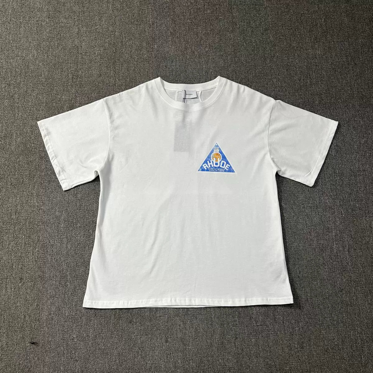 RHUDE American Retro Graphic Printed Oversized Summer Tee